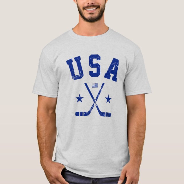 T-shirt USA Ice Hockey (Devant)