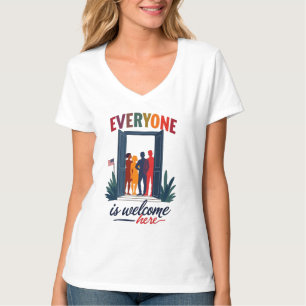 T-shirt USA Inclusivité pour tous - Tout le monde est le b