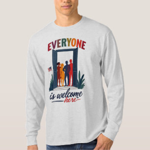 T-shirt USA Inclusivité pour tous - Tout le monde est le b