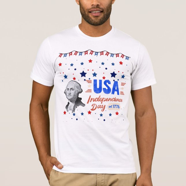 T-shirt USA Independence Day (Devant)