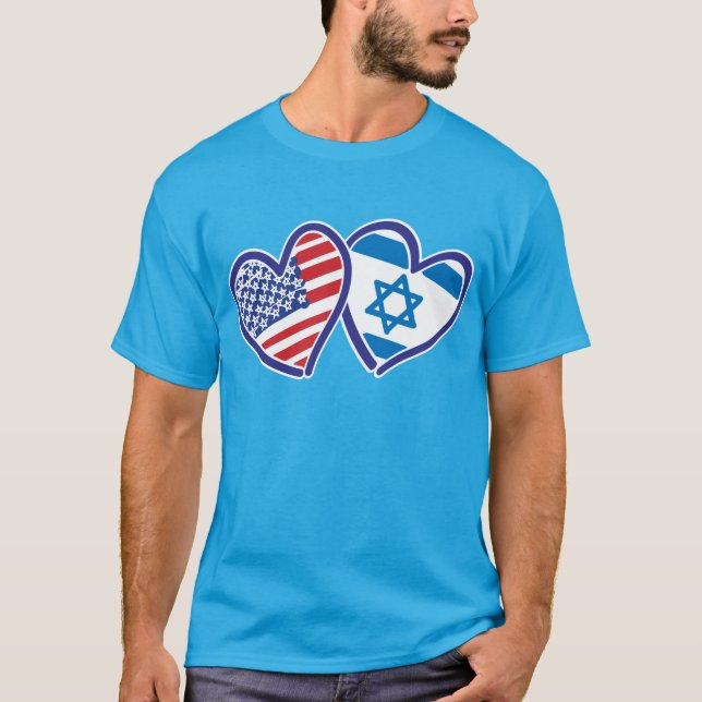 T-shirt USA—Israel-Love-Final (Devant)