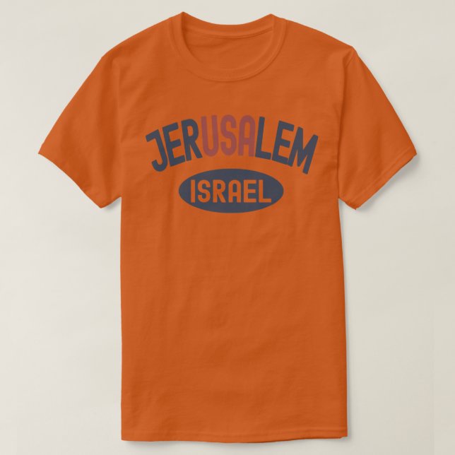T-shirt USA Jérusalem1 (Design devant)