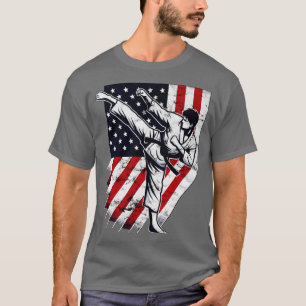 T-shirt USA Karate Kick