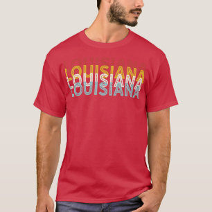 T-shirt USA les années 70 State Retro Vintage Louisiane