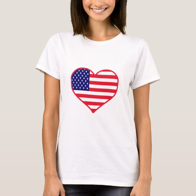 T-shirt USA Love (Devant)