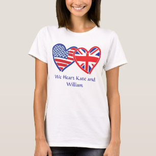 T-shirt USA Loves Kate & William