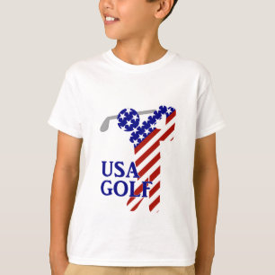 T-shirt USA Mens Golf - Homme Golfer
