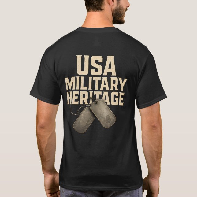 T-shirt USA Military Heritage (Dos)