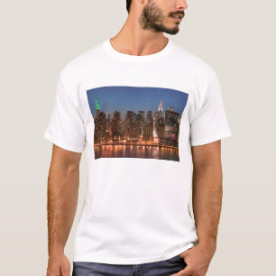T-shirt USA, New York, New York, Manhattan : Aérien