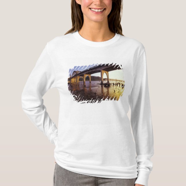 T-shirt USA, Oregon, Florence. Siuslaw Bridge et (Devant)