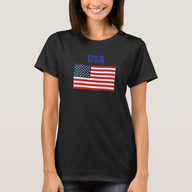 T-shirt USA Patriotic American Flag For Men Women Kids Boy (Devant)