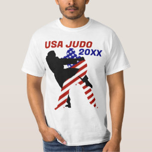 T-shirt USA Patriotique Martial Arts JUDO