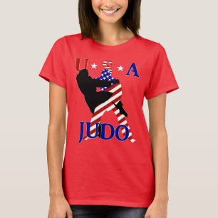 T-shirt USA Patriotique Martial Arts JUDO