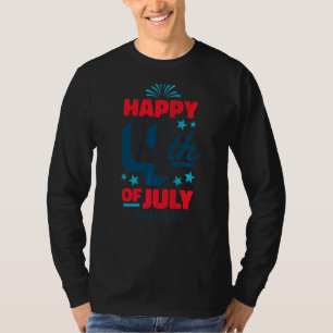 T-shirt Usa Pride 4 juillet Patriotique American Graphisme