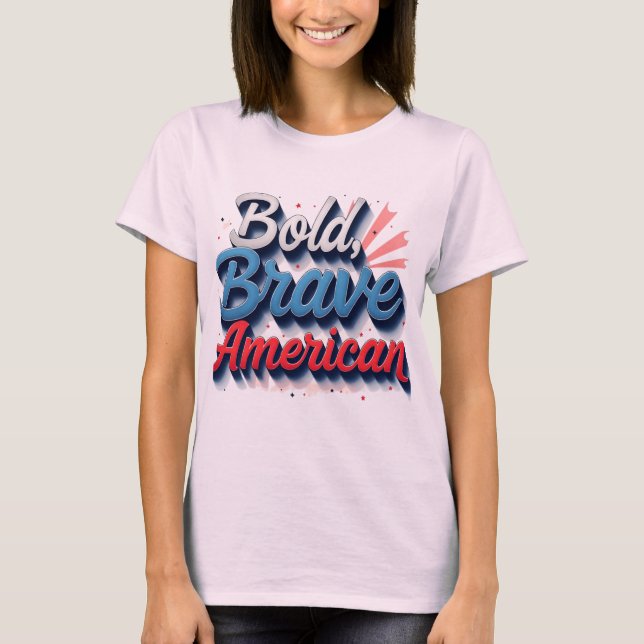 T-shirt USA Pride Graphic Tee (Devant)
