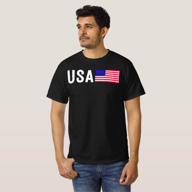 T-shirt USA Pride Mens (Devant entier)