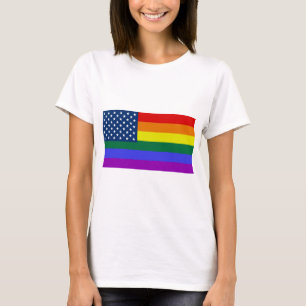 T-shirt USA Rainbow Pride