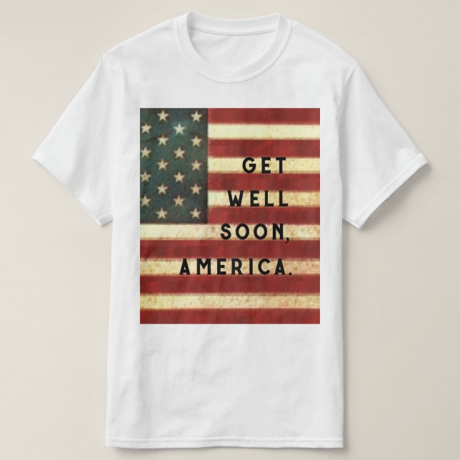 T-shirt USA : Résister à la protestation Sauver la démocra (Design devant)