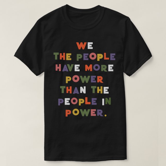 T-shirt USA : Résister à la protestation Sauver la démocra (Design devant)