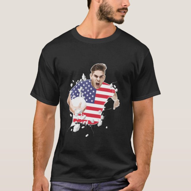 T-shirt Usa Rugby Union Jersey 2019 Fans Kit American Supp (Devant)