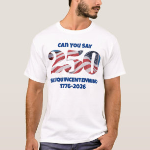 T-shirt USA Semiquincentennial Dark Print