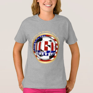 T-shirt USA Soccer Ball Sports