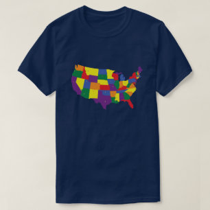 T-shirt USA States Pride
