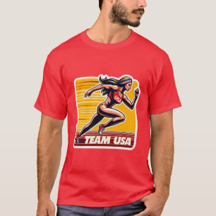 T-SHIRT USA-TRACK ET CHAMP 4