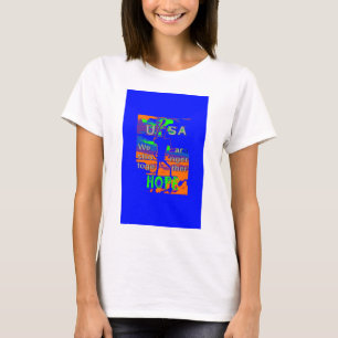 T-shirt USA - Une Tapisserie patriotique