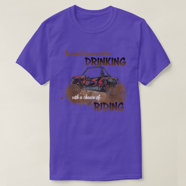 T-shirt Usa Utv Rzr Racing (Design devant)