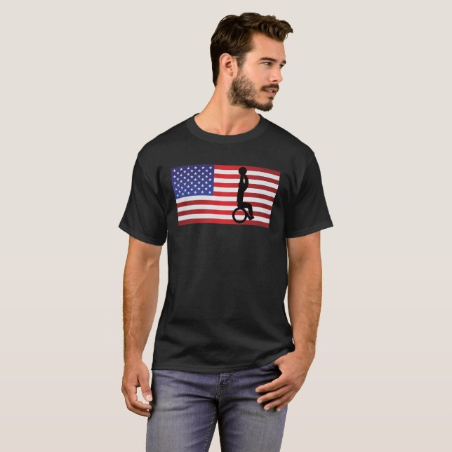 T-shirt USA Wheelchair Basketball Tee (Devant entier)