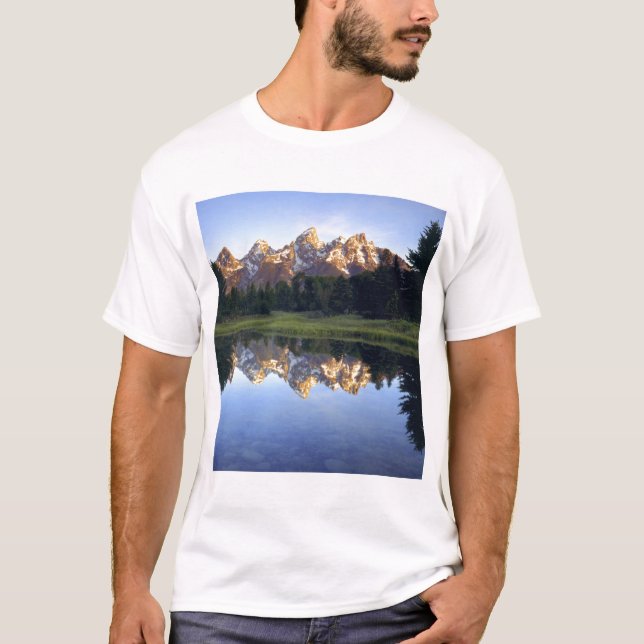 T-shirt USA, Wyoming, Grand Teton National Park. Grand (Devant)