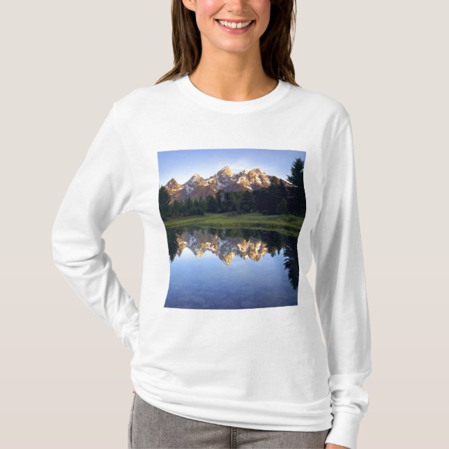 T-shirt USA, Wyoming, Grand Teton National Park. Grand (Devant)