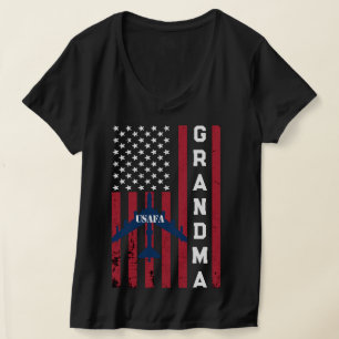 T-shirt Usafa Merch Fière maman de l'armée de l'air