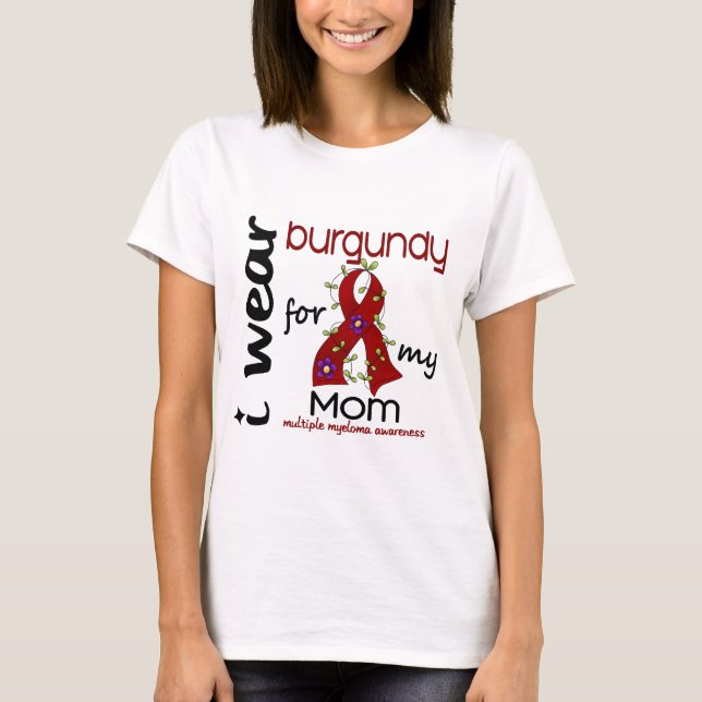 T-shirt USAGE BOURGOGNE du myélome multiple I POUR MA (Devant)