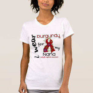 T-shirt USAGE BOURGOGNE du myélome multiple I POUR MA NAN