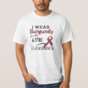 T-shirt Usage Bourgogne pour les guerriers d'AVM