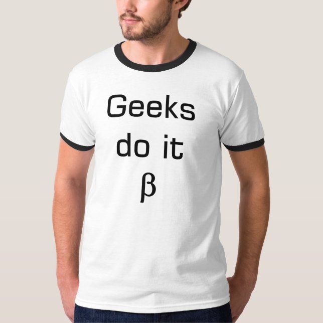 T-shirt usage de geek (Devant)