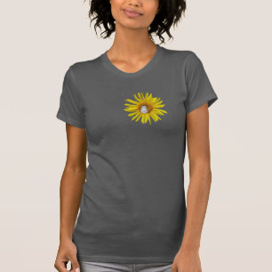 T-shirt Usage d'été d'amusement de soleil et de tournesol