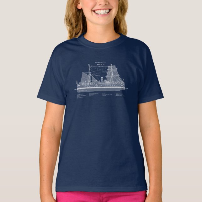 T-shirt USCG Cutter Itasca - ABD (Devant)