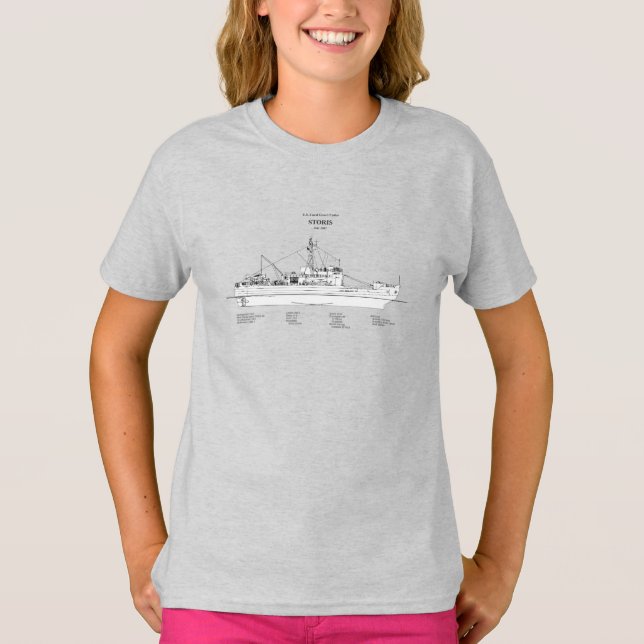 T-shirt USCG Cutter Storis wmec-38 - SBD (Devant)