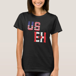 T-shirt Useh Maple Leaf Us Drapeau patriotique Amérique ca