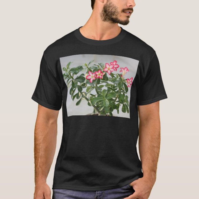 T-shirt Usine de fleurs de rose de désert (Devant)