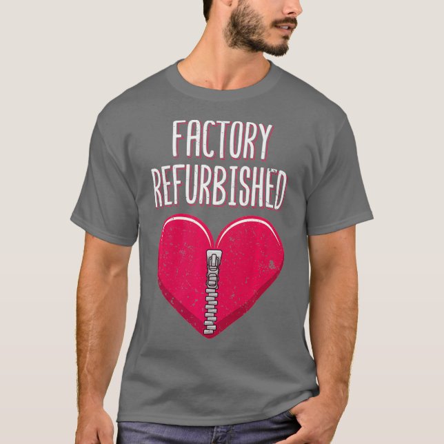 T-shirt Usine rénovée Obtenez Bien Chirurgie Coeur Cadeau (Devant)