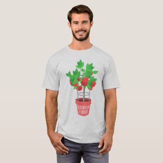 T-shirt Usine suburbaine d'Agriculteur-Tomate s'élevant
