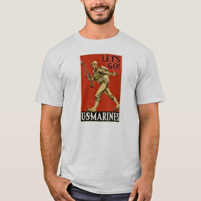 T-shirt Usmc dans la grande guerre (Devant)