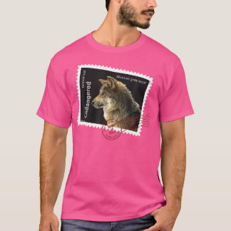 T-shirt Usps Espèces en voie de disparition Mexique Loup g