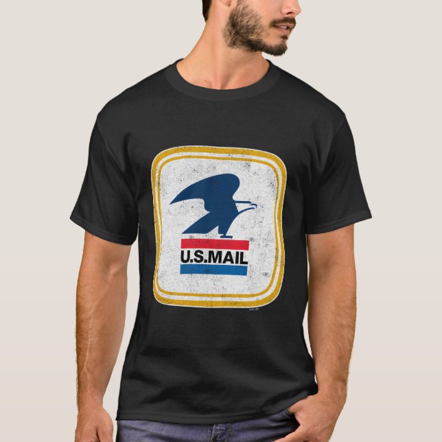 T-shirt Usps - Sceau De Courrier Américain (Devant)
