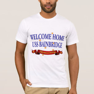 T-shirt USS à la maison bienvenu Bainbridge