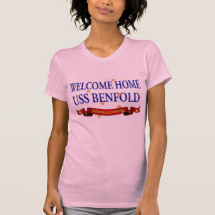 T-shirt USS à la maison bienvenu Benfold